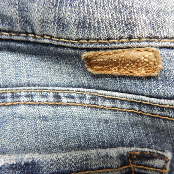 Silver Womens Cropped Straight Denim Jeans Size 31 - Picture 9 of 15